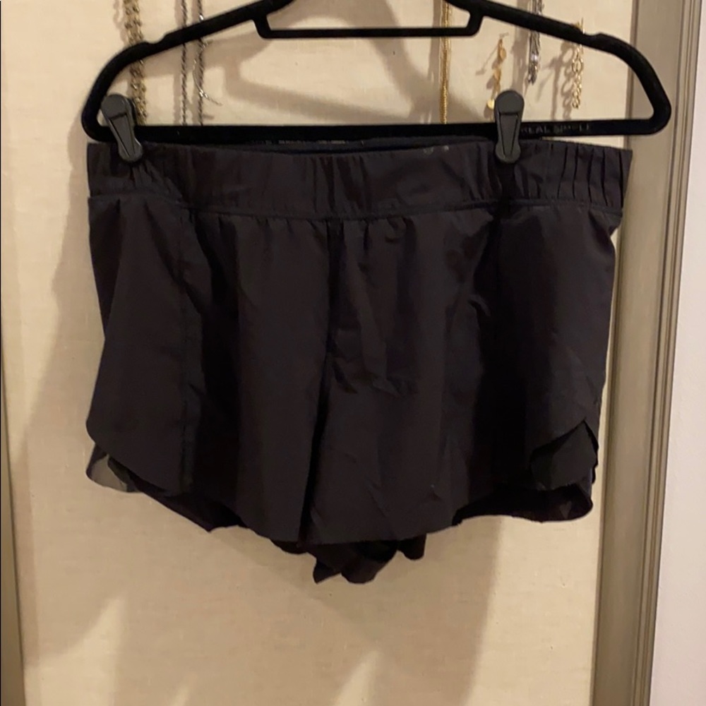 LuLulemon Black Athletic Nylon Shorts